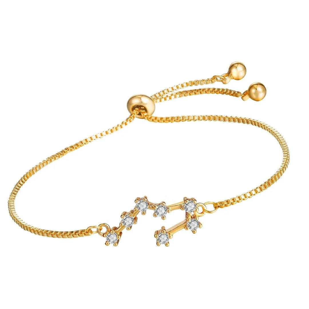 18K Gold Plated Zodiac Constellation Bracelets