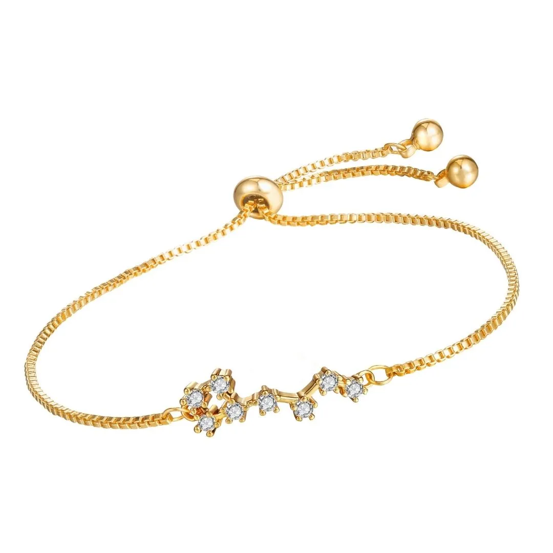 18K Gold Plated Zodiac Constellation Bracelets