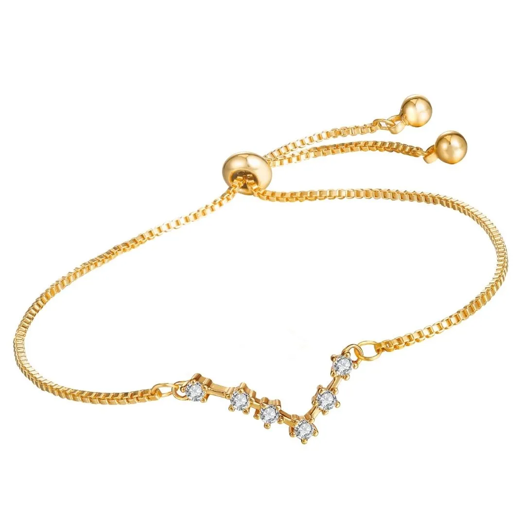 18K Gold Plated Zodiac Constellation Bracelets