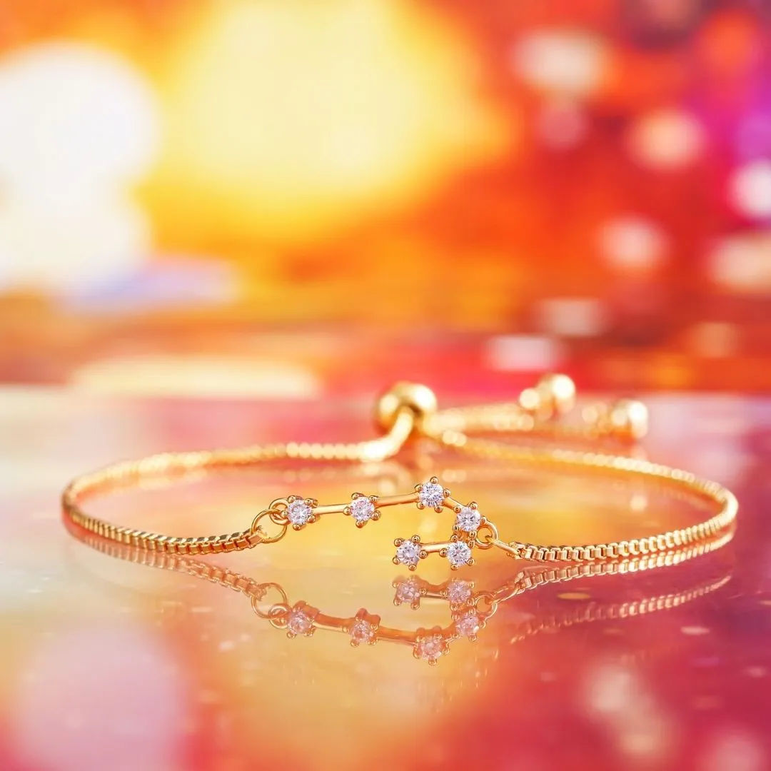 18K Gold Plated Zodiac Constellation Bracelets