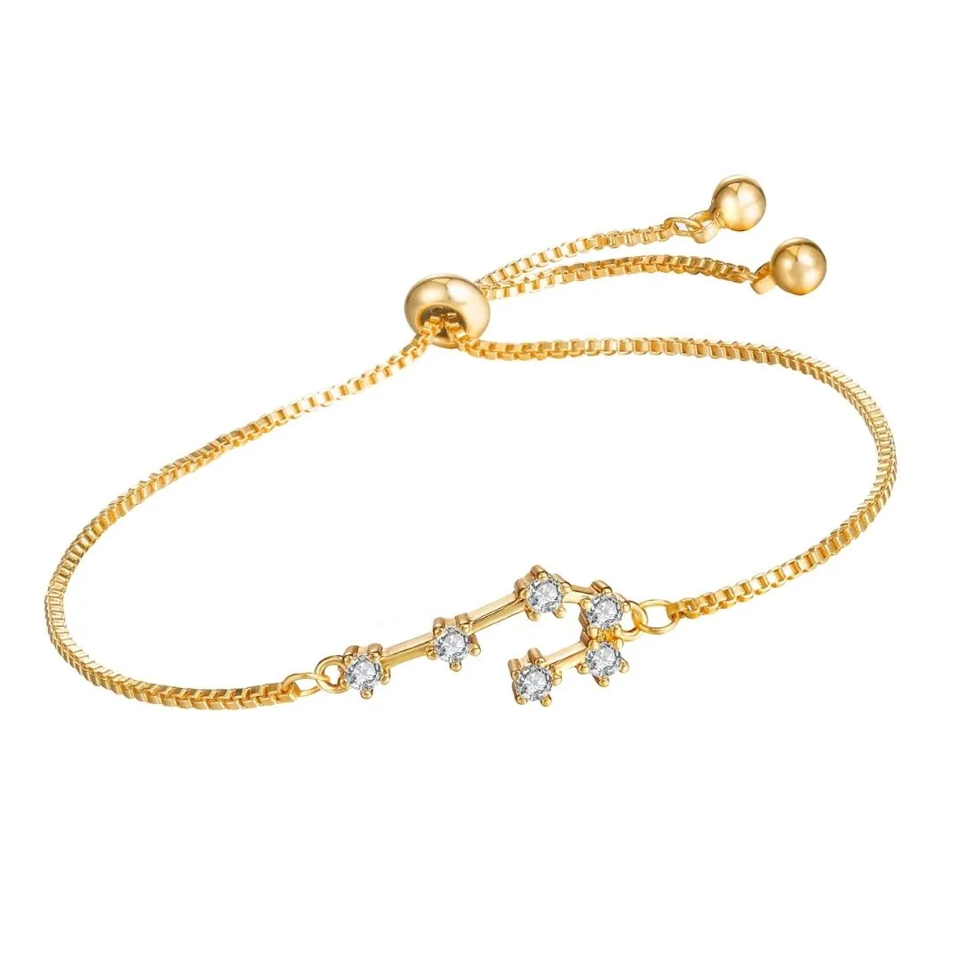 18K Gold Plated Zodiac Constellation Bracelets