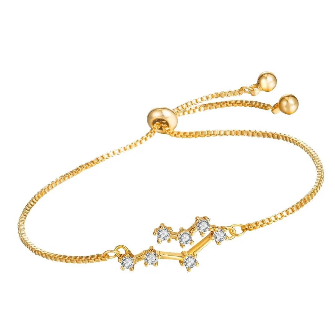 18K Gold Plated Zodiac Constellation Bracelets