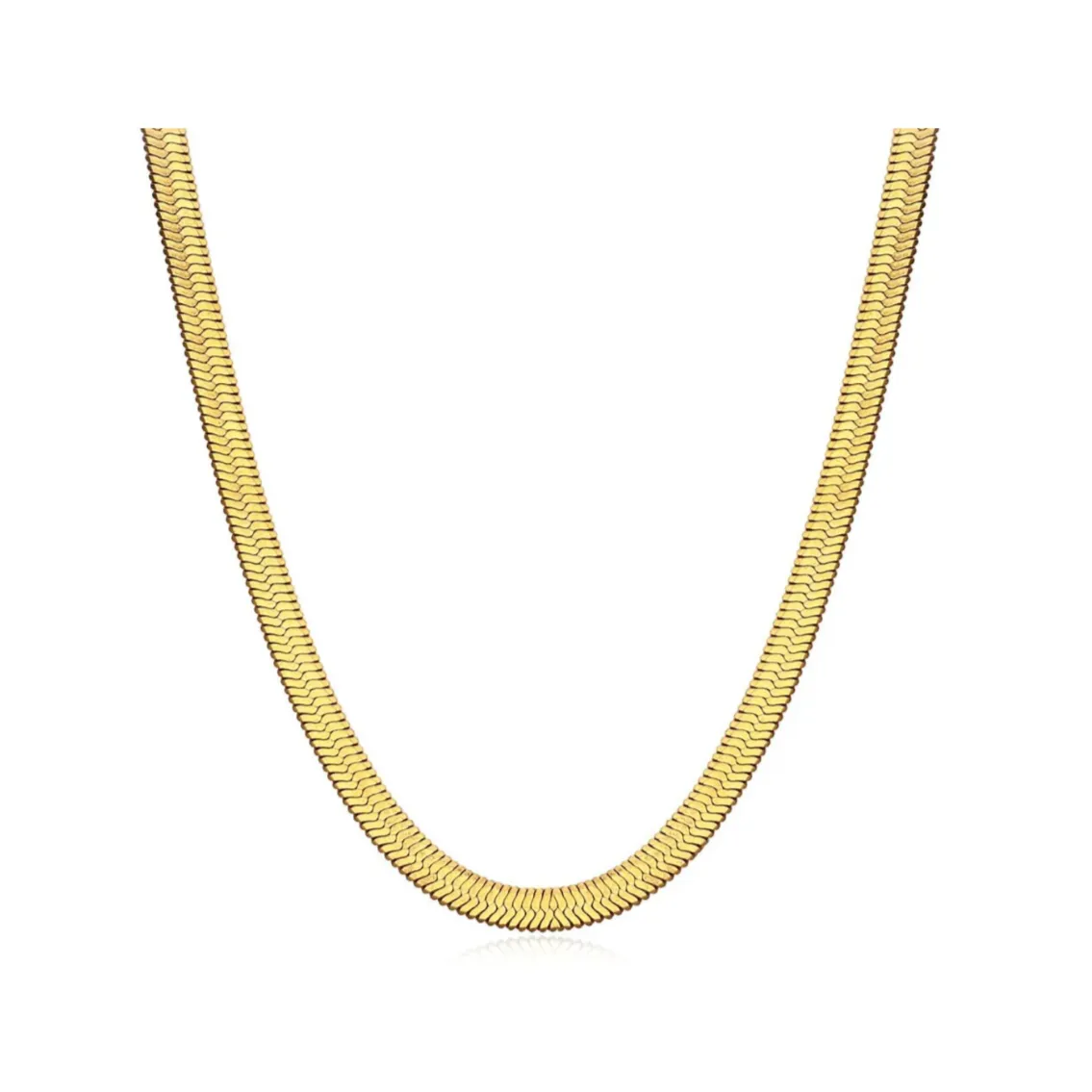 40cm/45cm 3.6mm Width Herringbone Chain Necklace