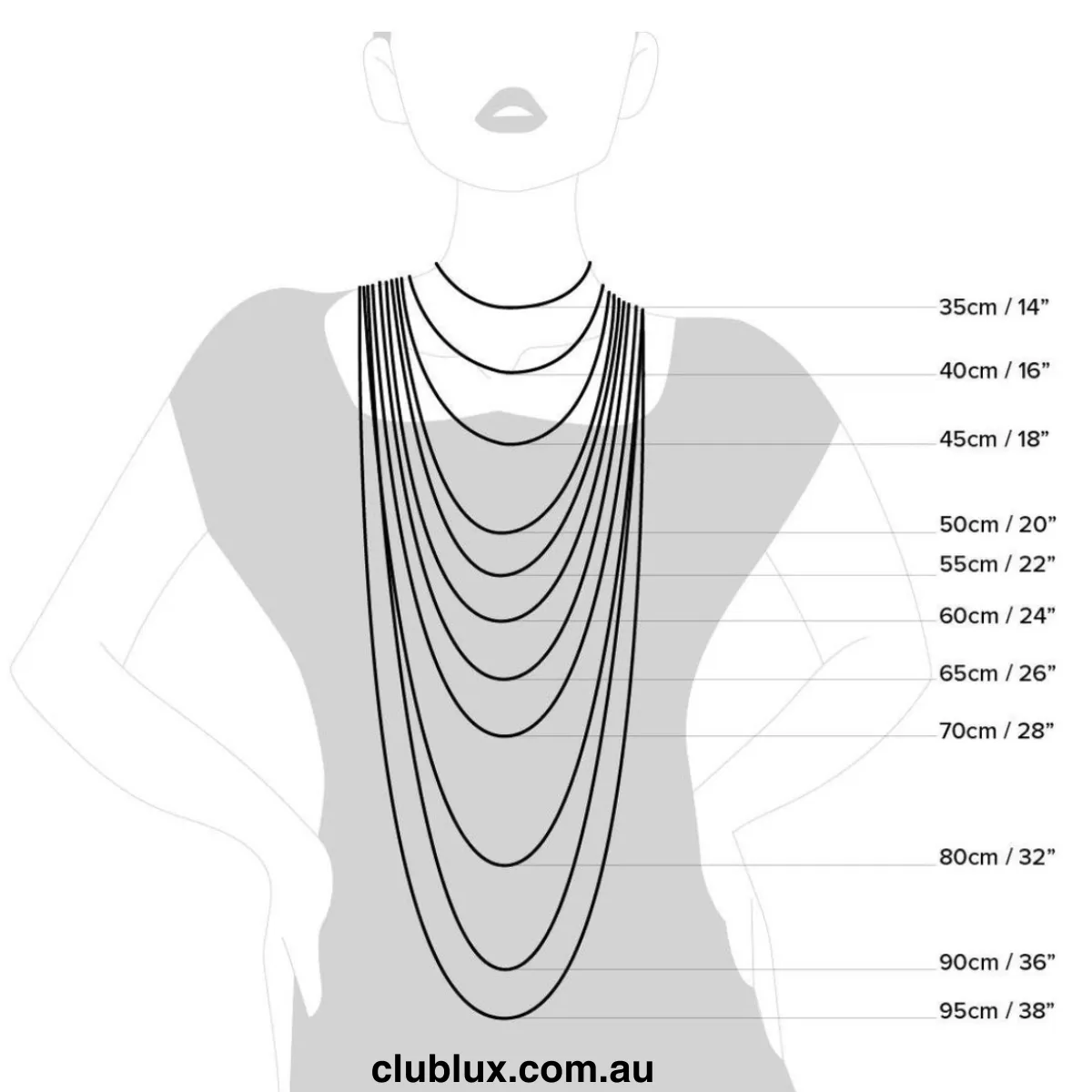 40cm/45cm 3.6mm Width Herringbone Chain Necklace