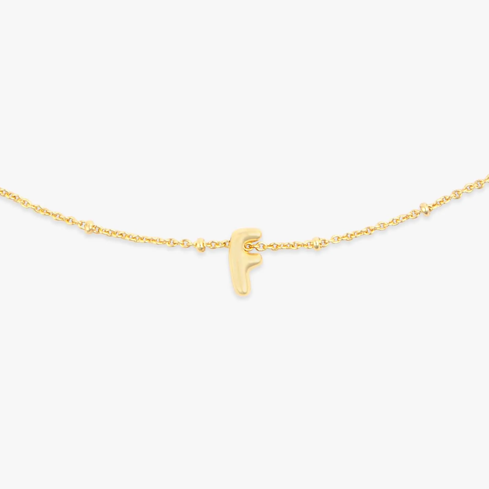 Alphabet Satellite Chain Choker