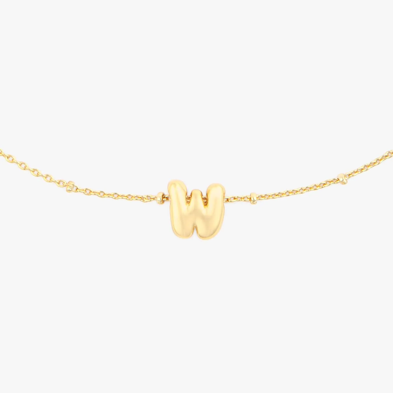 Alphabet Satellite Chain Choker