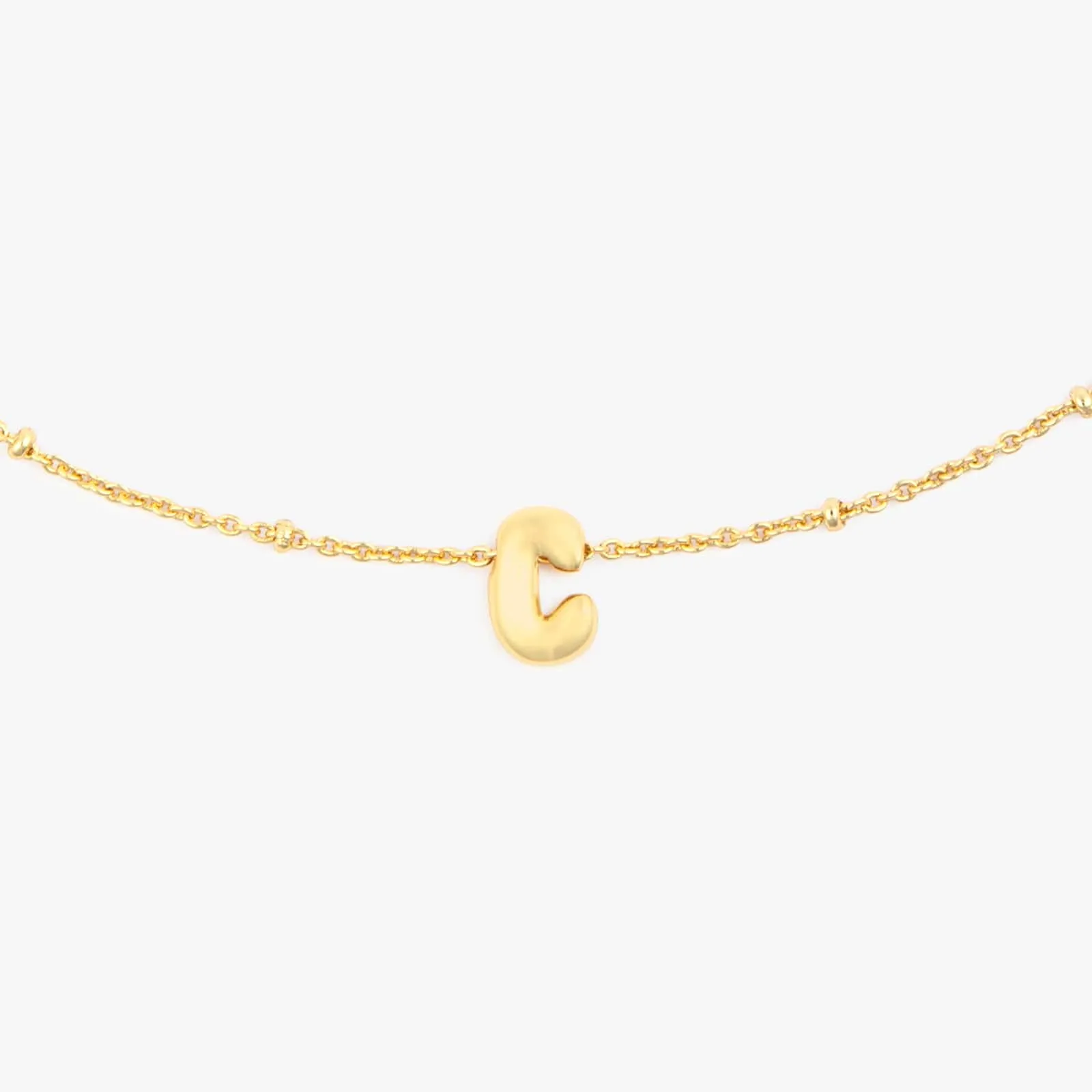 Alphabet Satellite Chain Choker