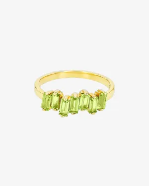 Amalfi Peridot Half Band