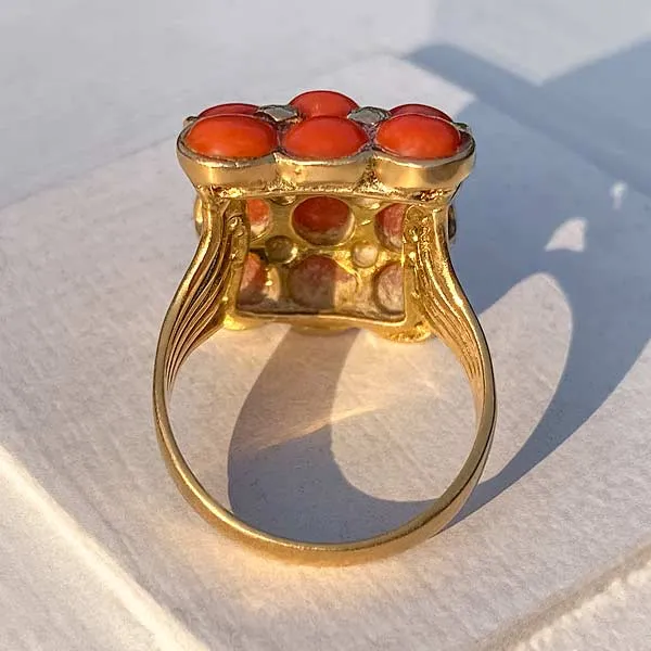 Antique Coral Ring