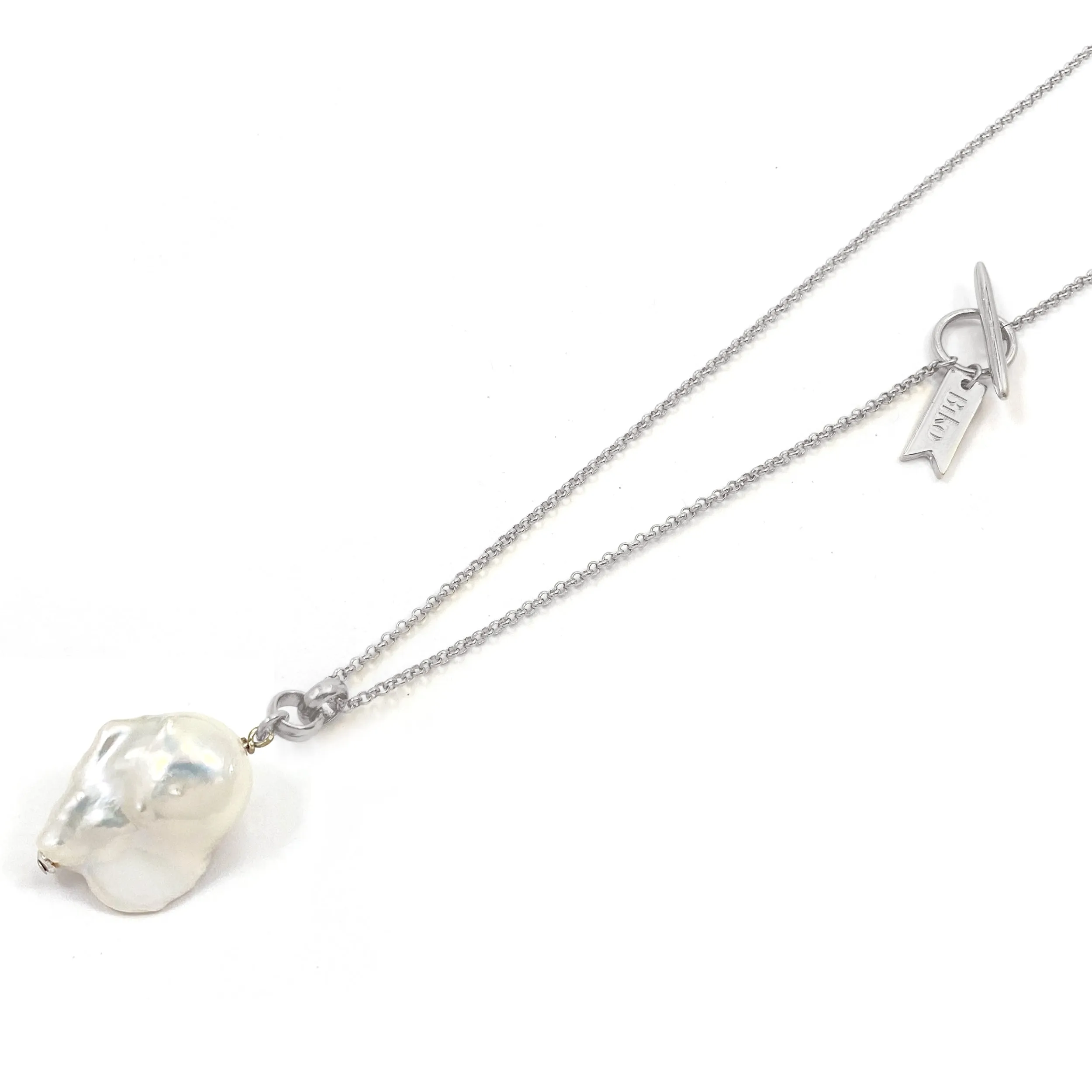 Barroco Pearl Pendant - Silver