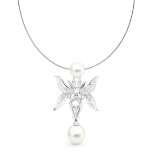 Bird of Paradise Pearl Pendant