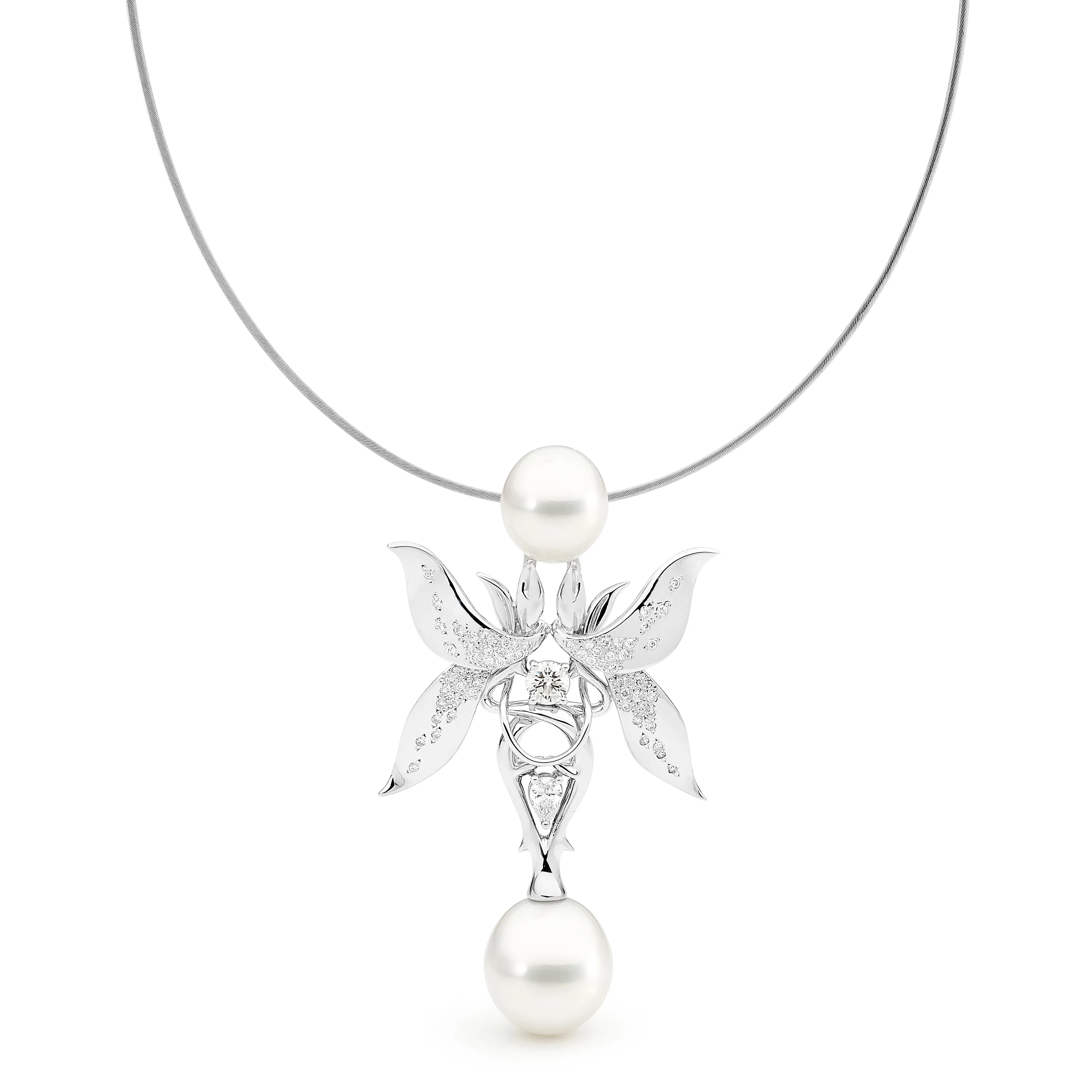 Bird of Paradise Pearl Pendant