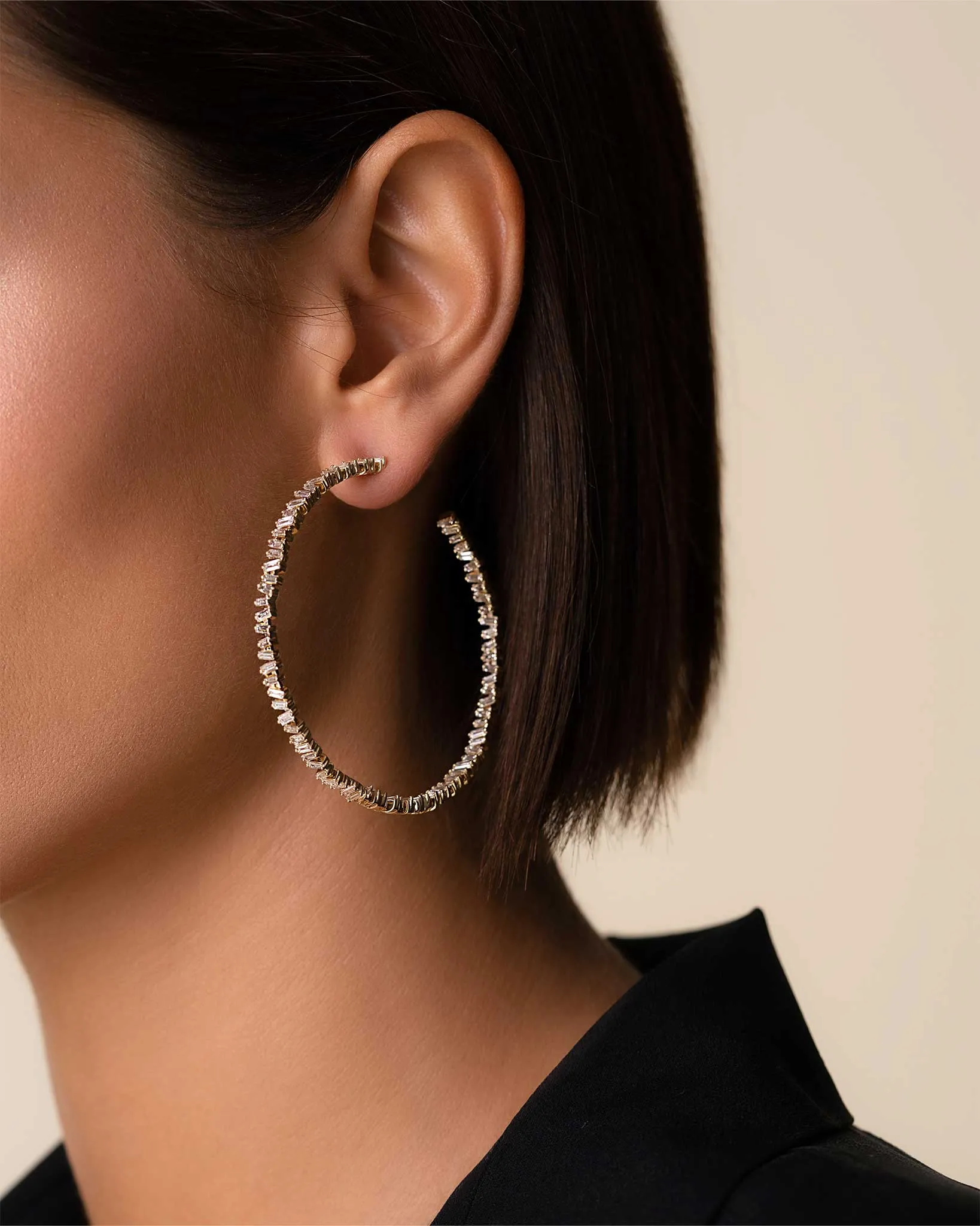 Classic Diamond Milli Hoops