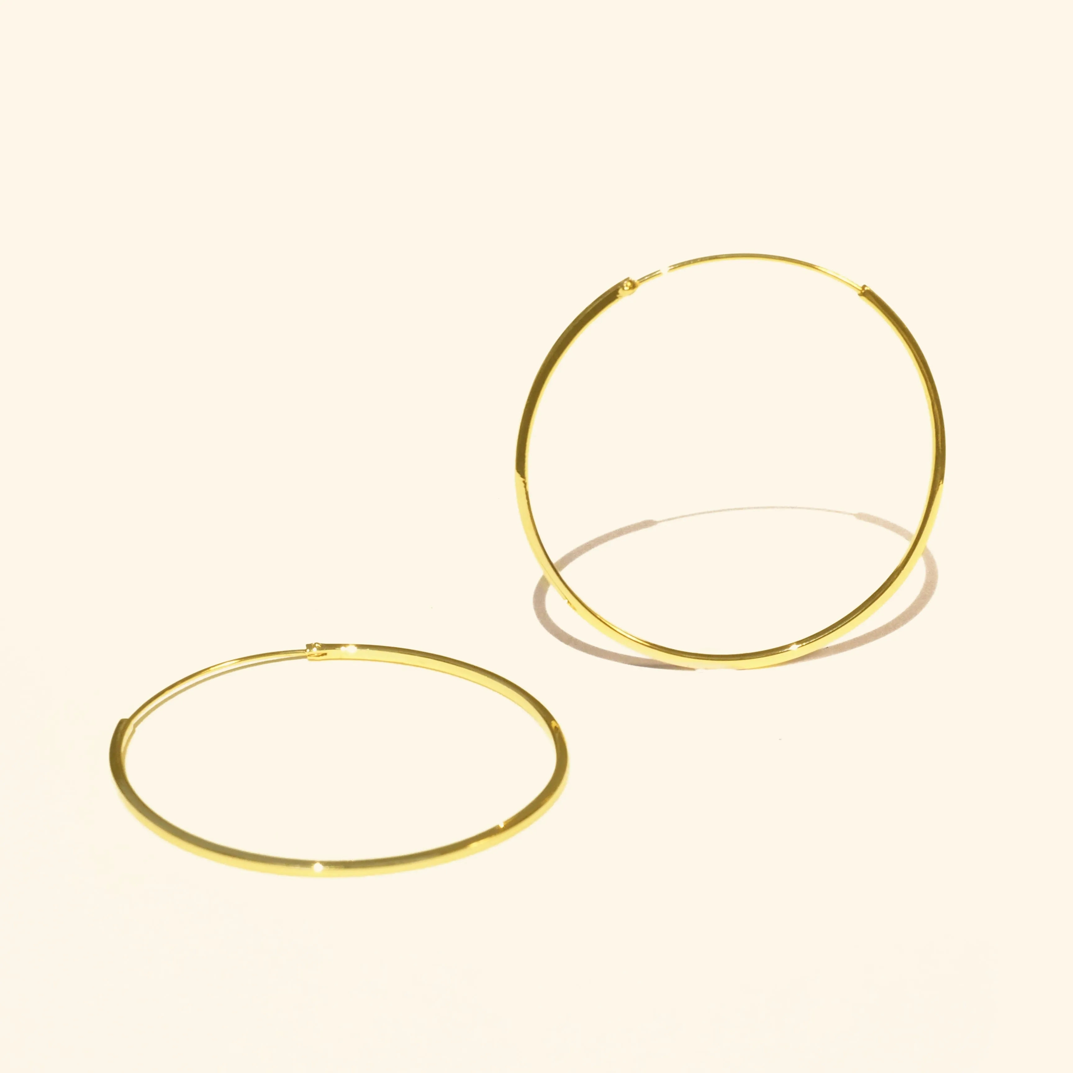 Classic Slim 50 mm Hoop Earrings