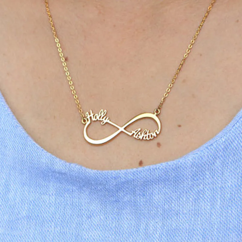 Customized Infinity Name Necklace Personalized