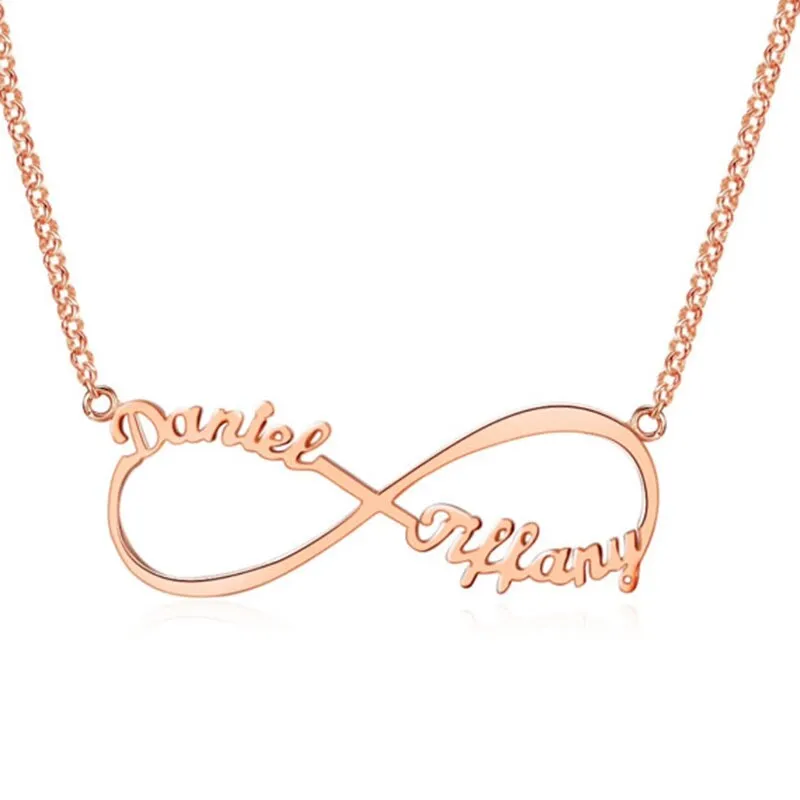 Customized Infinity Name Necklace Personalized