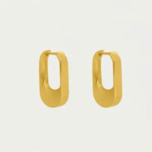 Dean Davidson Crosby Hinged Huggie Hoops - Gold