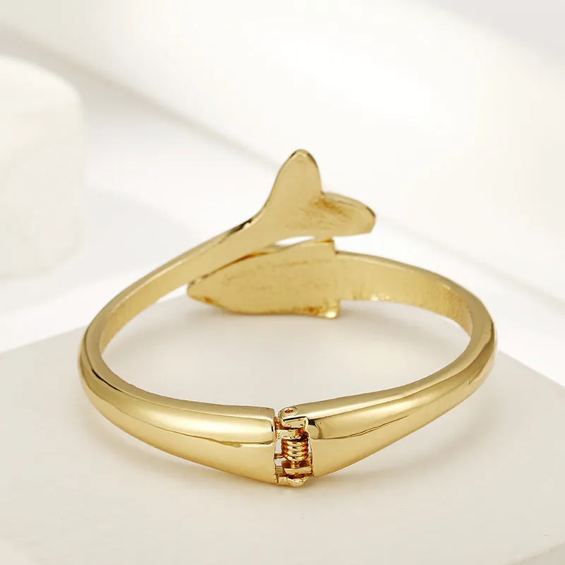 Dolphin Small Fragrance Style Korean Bracelet for Women, Personalized Alloy Opening