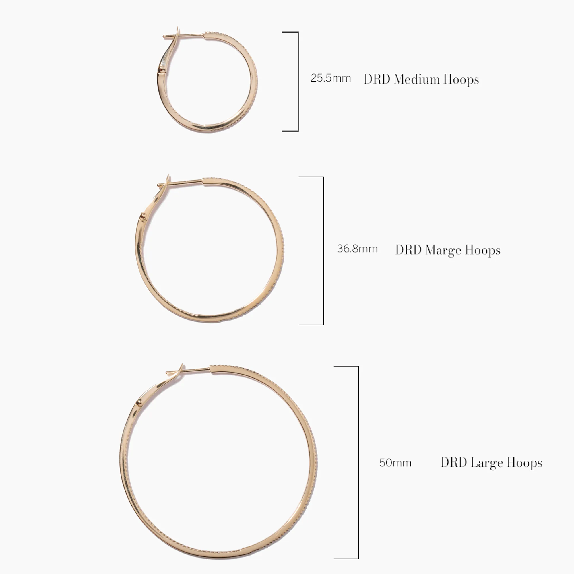 DRD Large Hoops