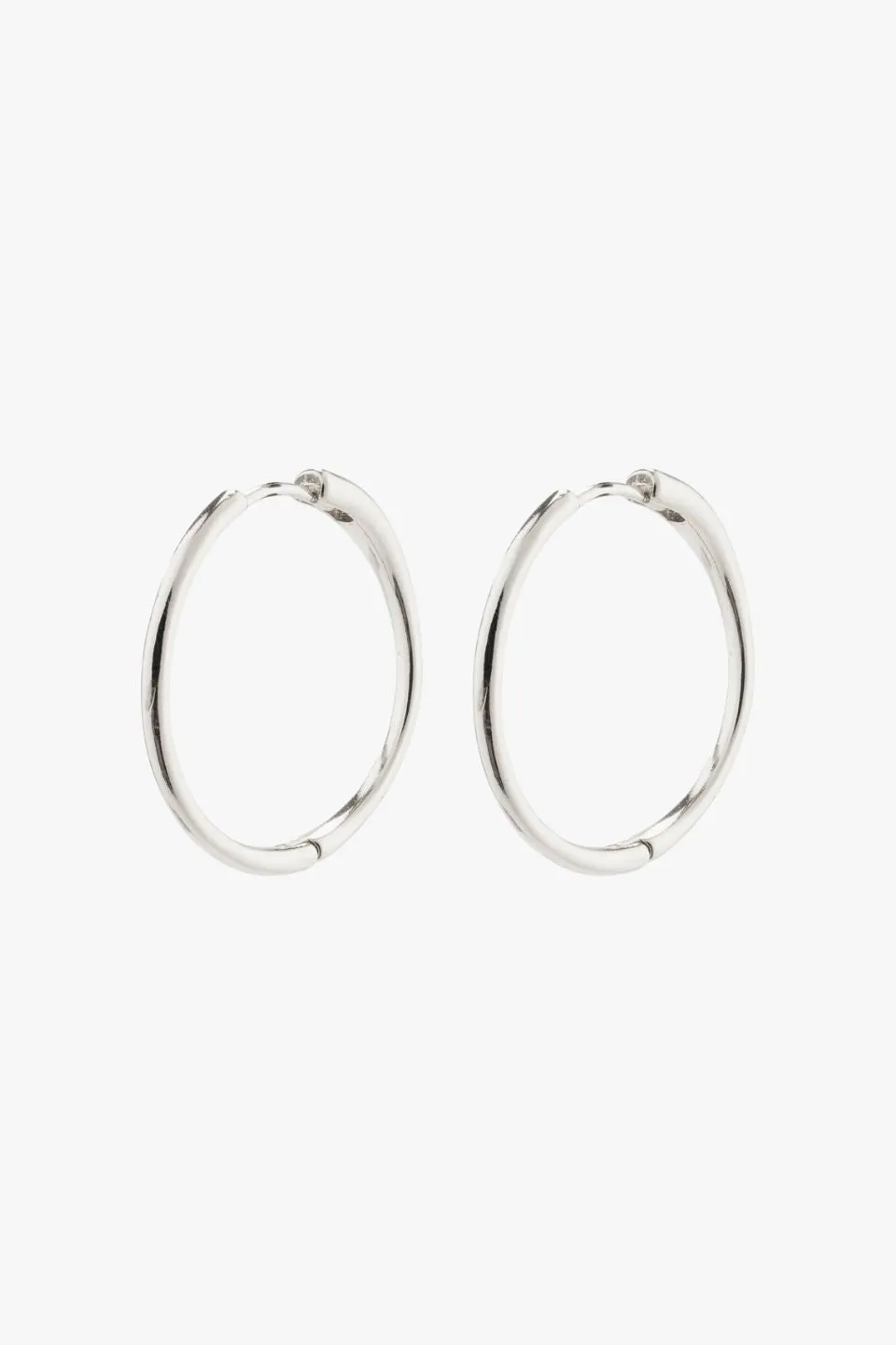 Eanna Large Hoops Recycled Silver Earrings