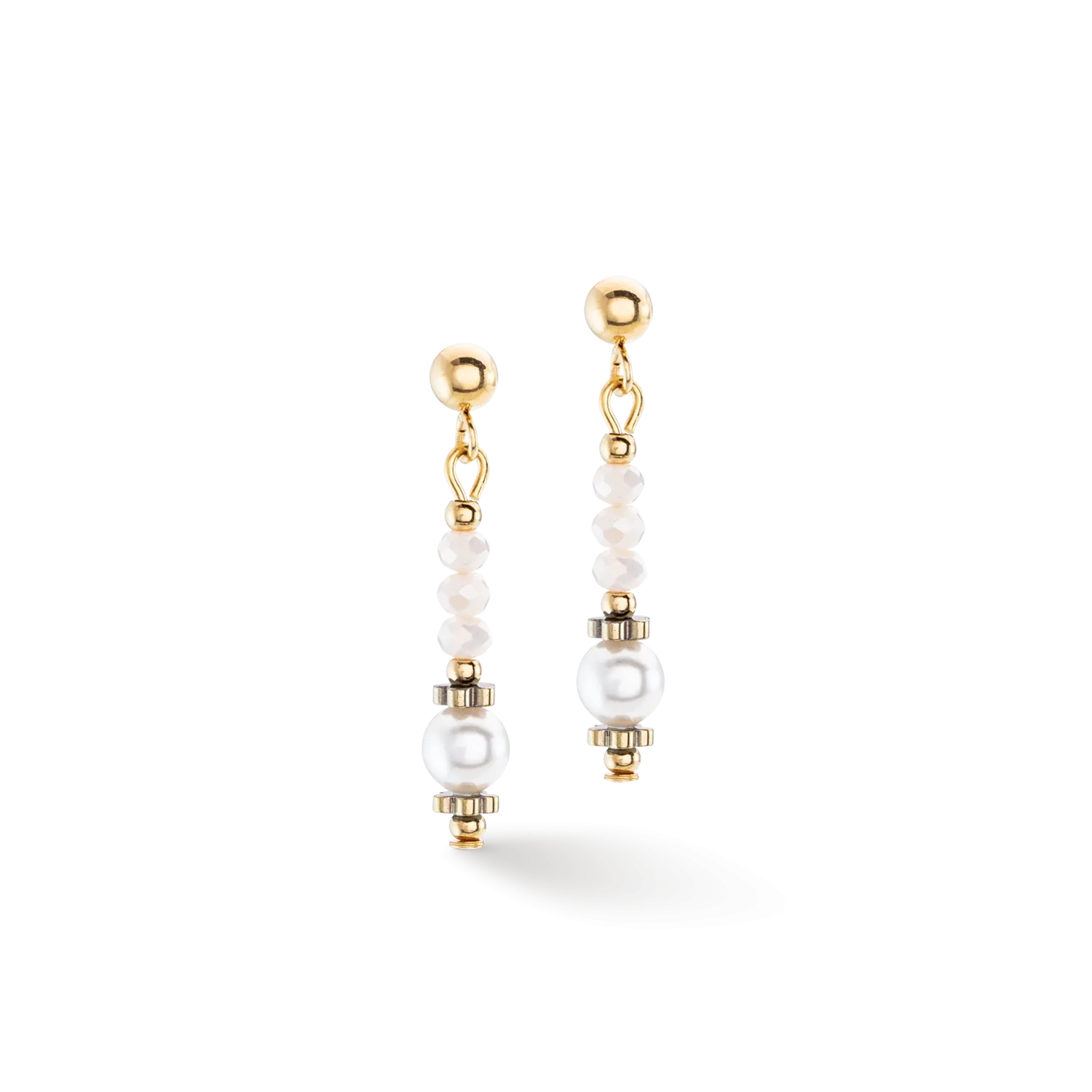 Earrings Little Twinkle Pearl Mix white