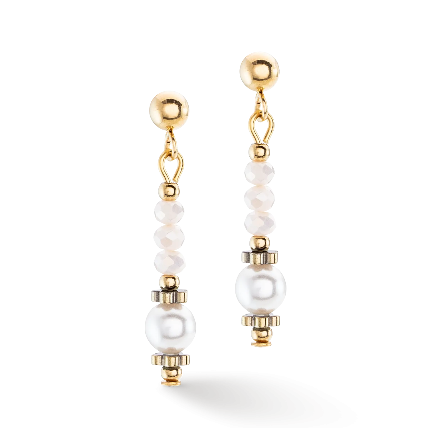 Earrings Little Twinkle Pearl Mix white