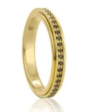 Eclipse 14K Gold Fidget Ring