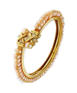 Elegant and classy Pearl Bangle