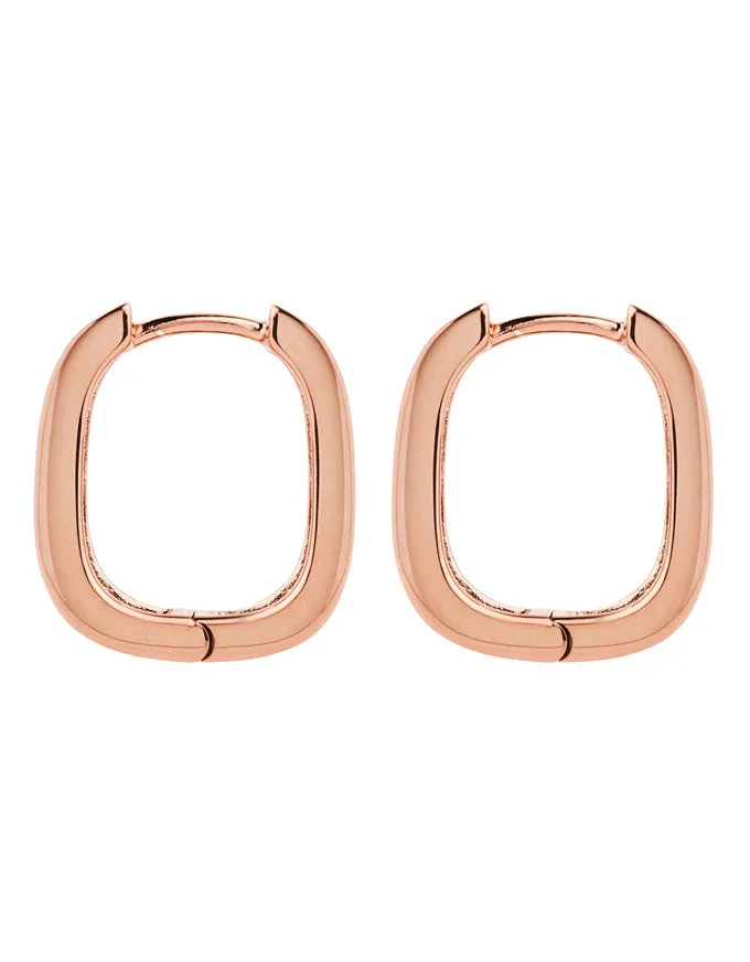 Elysium Rose Gold Hoops