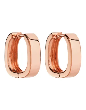 Elysium Rose Gold Hoops