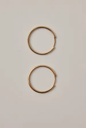 Englund1917 - Classic Gold Hoops Large