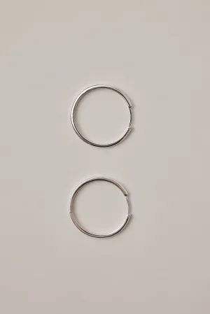 Englund1917 - Classic Silver Hoops Large