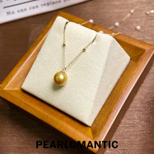 [Fine Jewelry] 18k Gold & South Sea Golden Pearl   Akoya Pearl 3-9mm Spaced Pendants