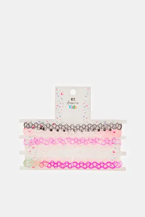 Girls Assorted Choker (3 Piece)