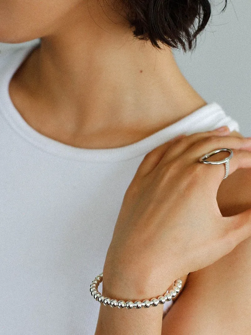 Glamorous Adjustable Oval Rings That Open