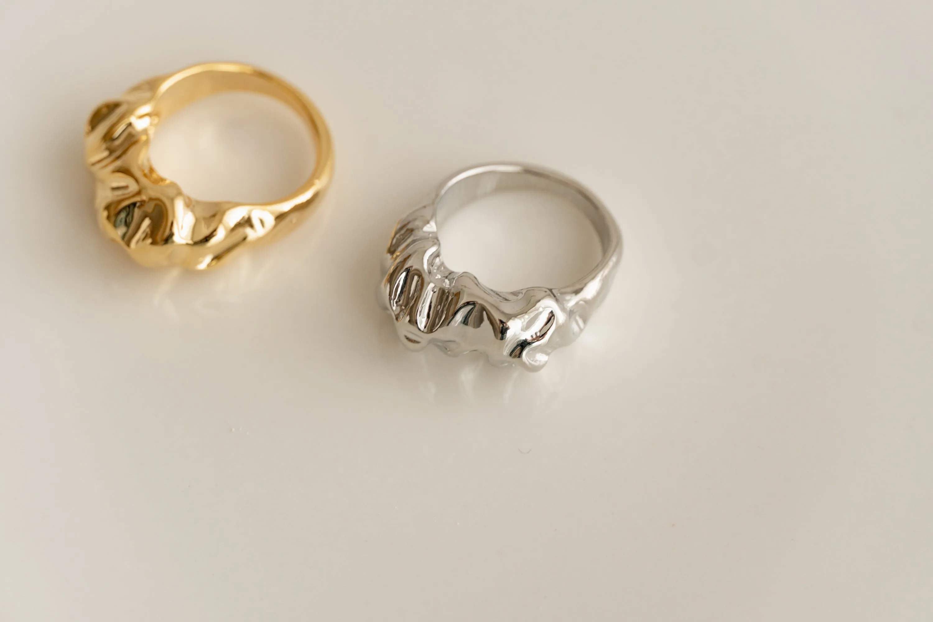 Gold Abstract Ring