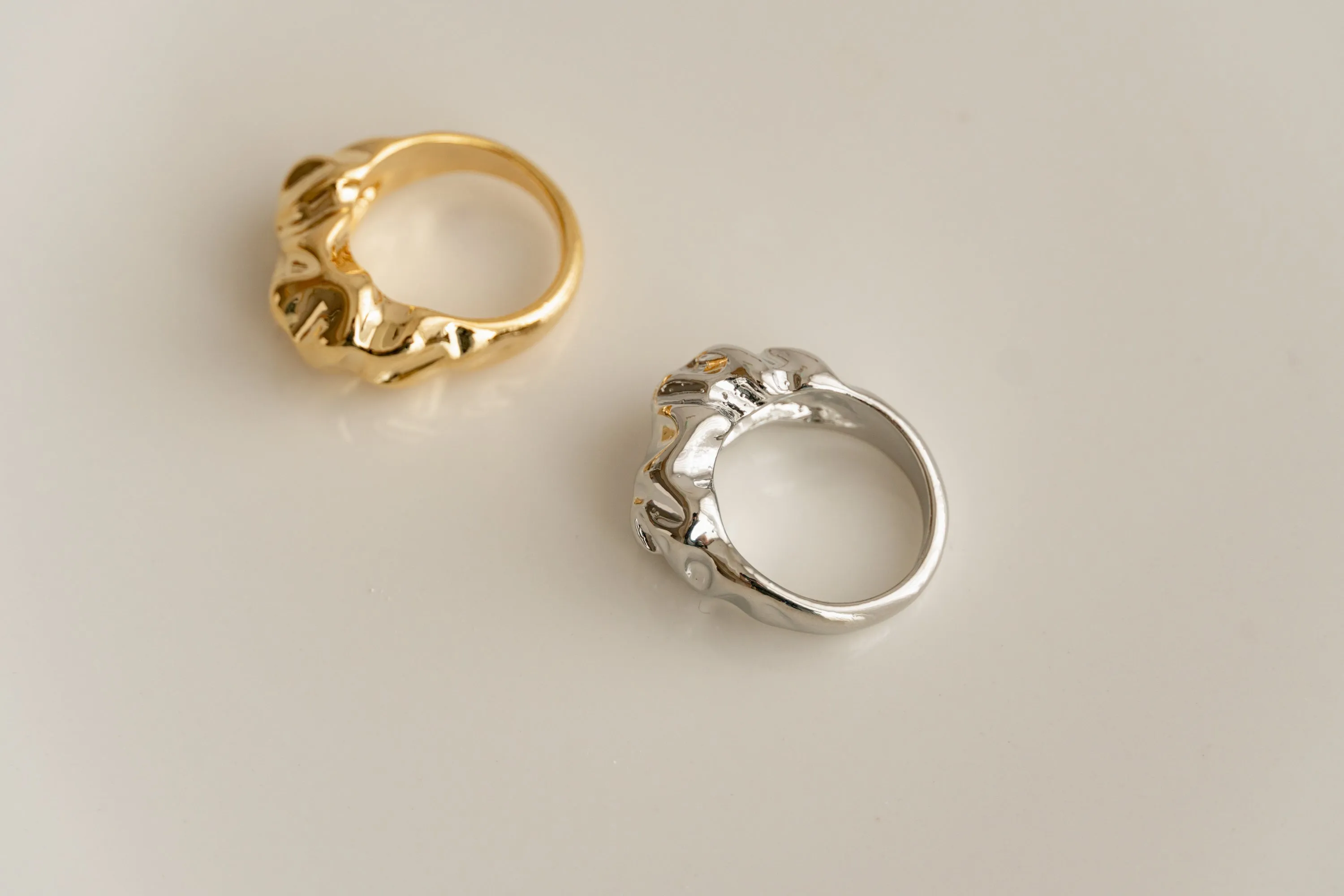 Gold Abstract Ring