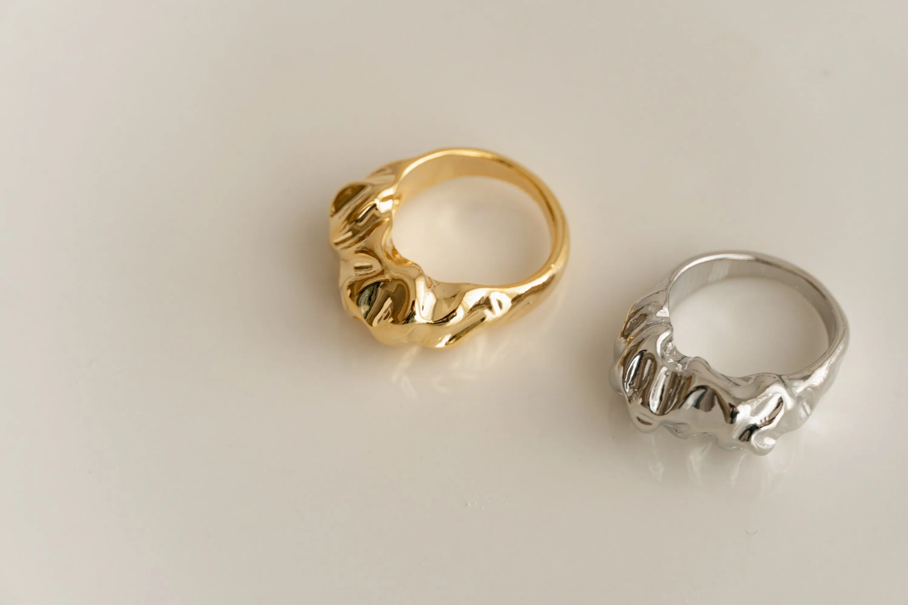 Gold Abstract Ring