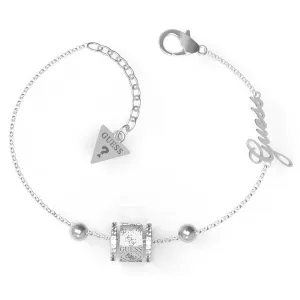 Guess Stainless Steel 4G Double Side Crystal Band Bracelet