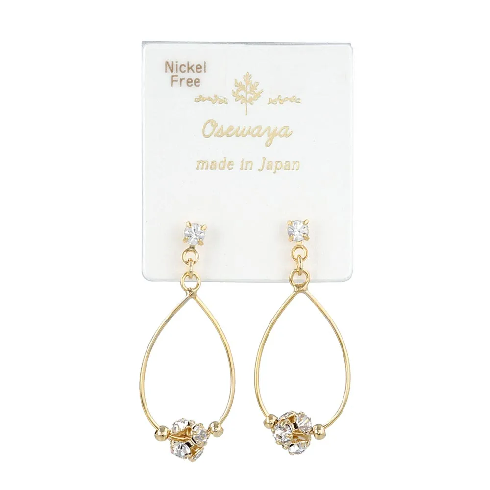 Jeweled Teardrop Earrings