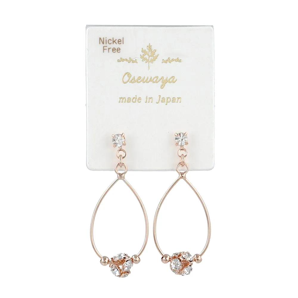 Jeweled Teardrop Earrings