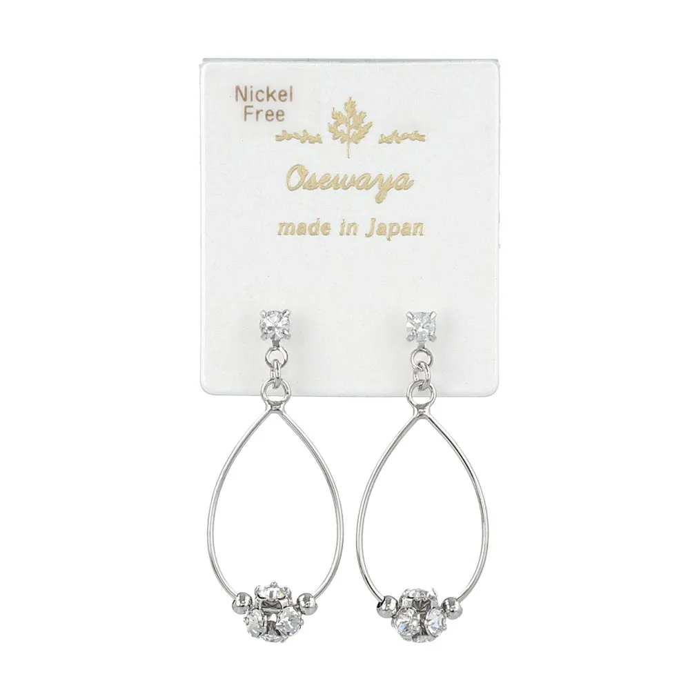 Jeweled Teardrop Earrings