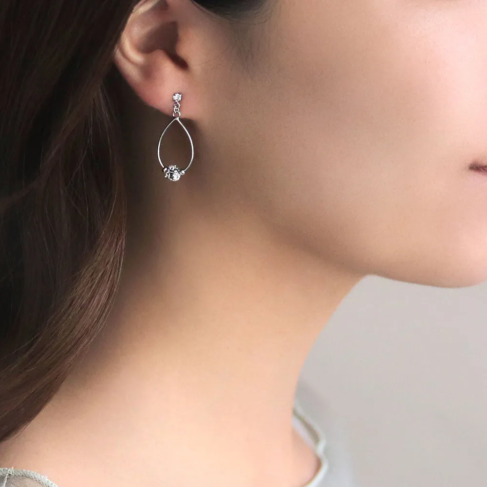 Jeweled Teardrop Earrings