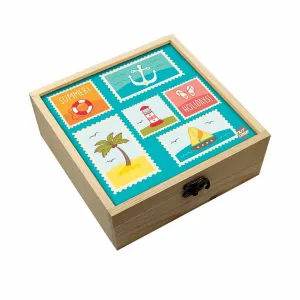 Jewellery Box Makepup Organizer -  Stamp Map Summer