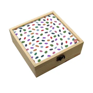 Jewellery Box Wooden Jewelry Organizer -  Multicolor Drops