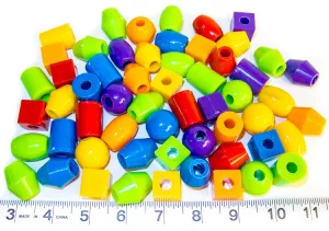 Jumbo Plastic Beads - 25 Pack