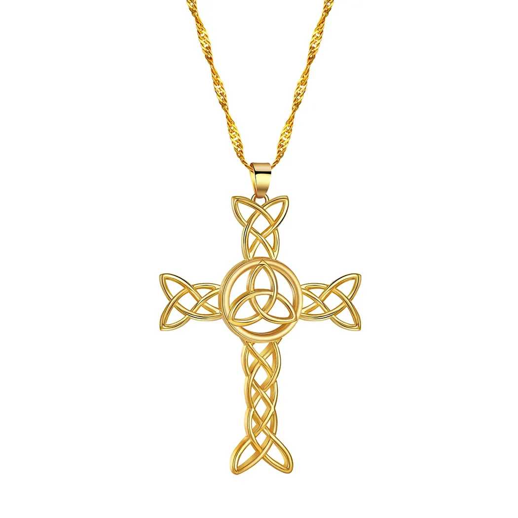 Kinitial New CZ Eye of Horus Egypt Protection Charm Pendant  Ankh Cross Religious Necklace for Women Choker Necklaces Jewelry