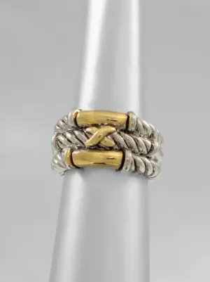 Knot Three Row Ring