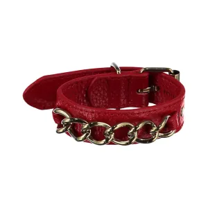 Kristin Red Leather Bracelet