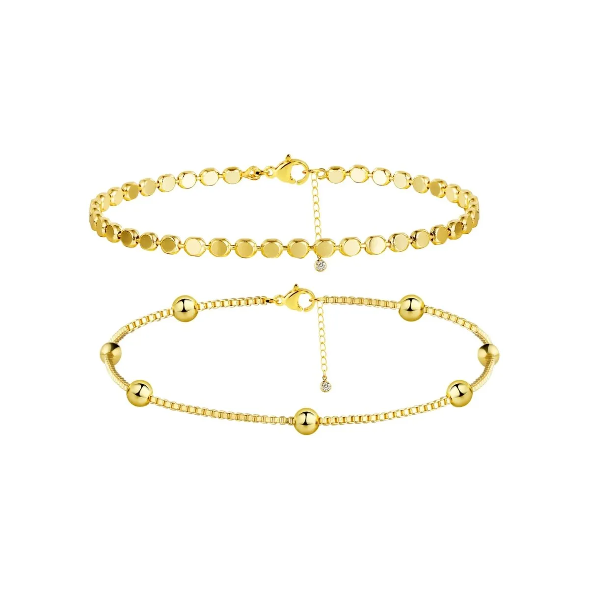 Kyerlyn Gold Bracelets Stacks